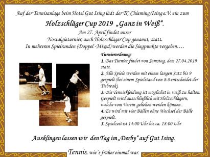 Holzschläger-Cup
